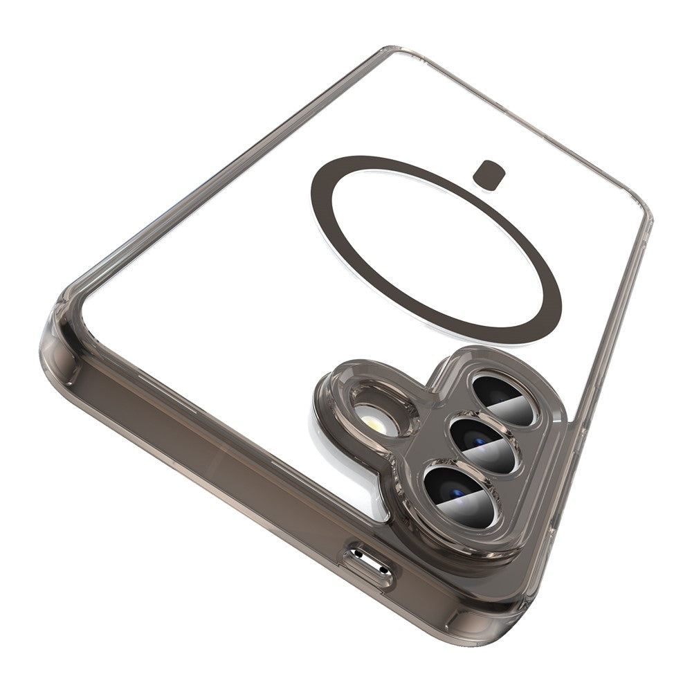 For Samsung Galaxy A57 5G Case Compatible with MagSafe Clear PC + TPU Shockproof Phone Back Cover