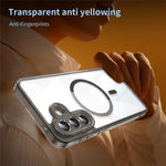 For Samsung Galaxy A57 5G Case Compatible with MagSafe Clear PC + TPU Shockproof Phone Back Cover