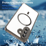For Samsung Galaxy A57 5G Case Compatible with MagSafe Clear PC + TPU Shockproof Phone Back Cover