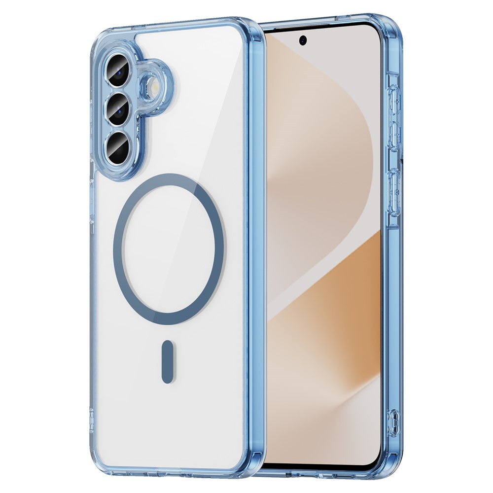 For Samsung Galaxy A57 5G Case Compatible with MagSafe Clear PC + TPU Shockproof Phone Back Cover