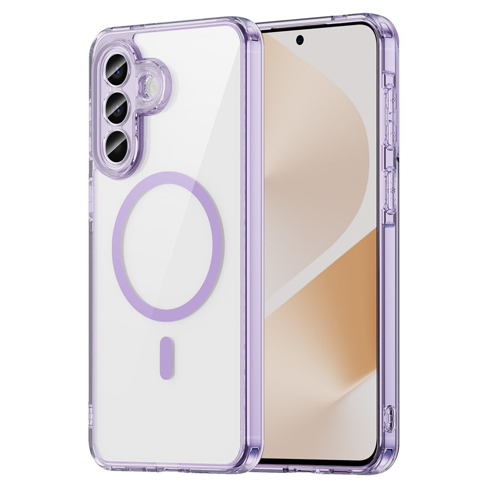 For Samsung Galaxy A57 5G Case Compatible with MagSafe Clear PC + TPU Shockproof Phone Back Cover