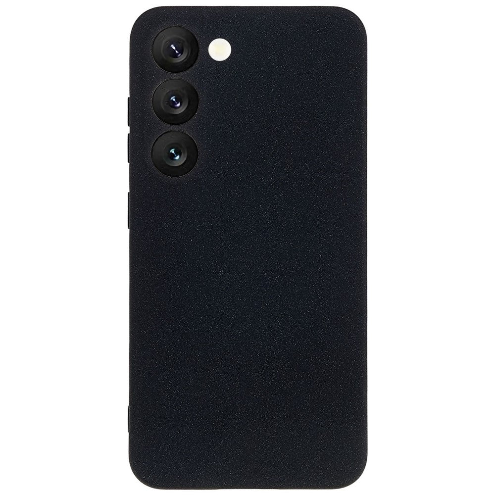 For Samsung Galaxy S23 Flexible TPU Camera Protection Phone Case Double-Sided Matte Anti-Fingerprint Cover