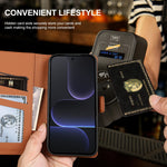 For Honor 500 5G Leather Case Wallet Stand TPU + PU Skin-touch Cover
