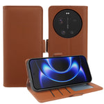 For Xiaomi 17 Ultra 5G Leather Case Wallet Stand TPU + PU Skin-touch Cover