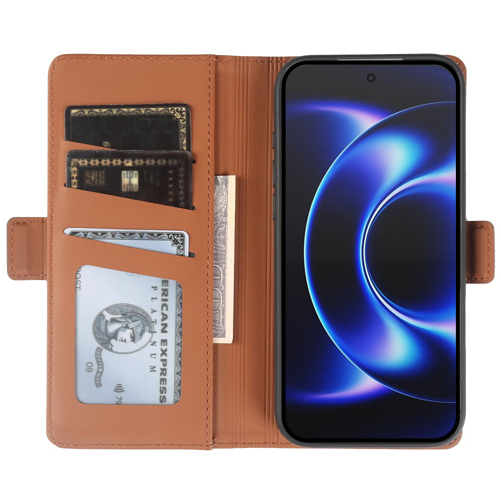 For Xiaomi 17 Ultra 5G Leather Case Wallet Stand TPU + PU Skin-touch Cover