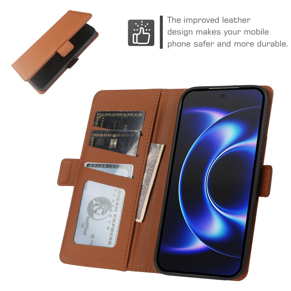 For Xiaomi 17 Ultra 5G Leather Case Wallet Stand TPU + PU Skin-touch Cover