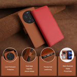 For Xiaomi 17 Ultra 5G Leather Case Wallet Stand TPU + PU Skin-touch Cover