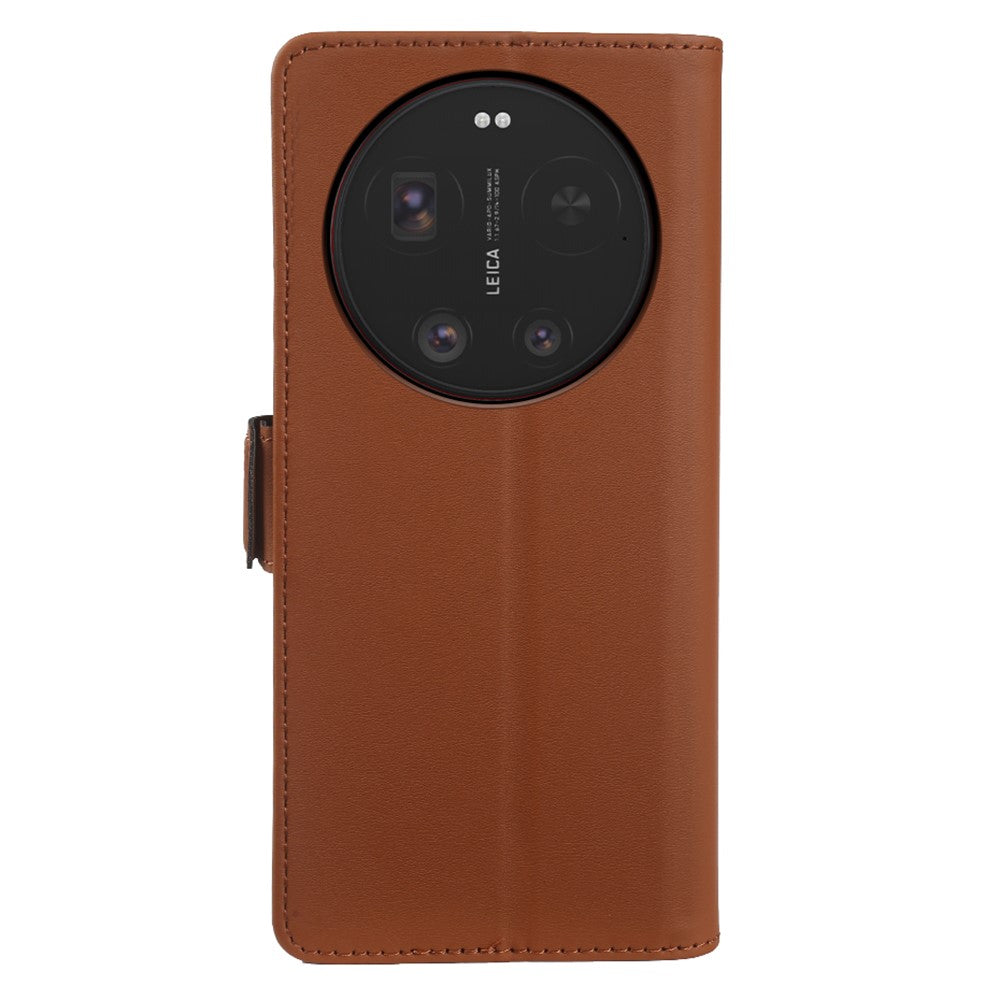 For Xiaomi 17 Ultra 5G Leather Case Wallet Stand TPU + PU Skin-touch Cover