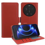 For Xiaomi 17 Ultra 5G Leather Case Wallet Stand TPU + PU Skin-touch Cover