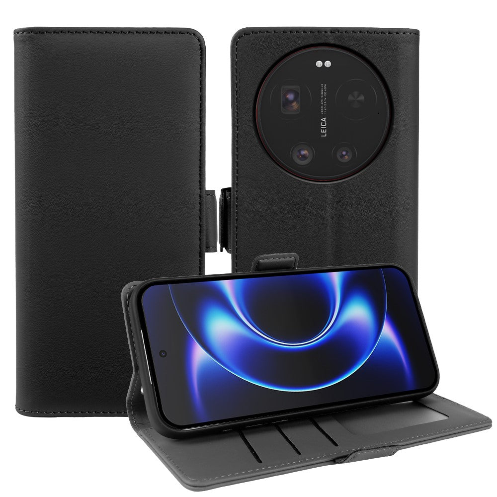 For Xiaomi 17 Ultra 5G Leather Case Wallet Stand TPU + PU Skin-touch Cover
