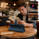 Wallet Stand Case For iPhone 7 4.7 inch  /  8 4.7 inch  /  SE (2022)  /  SE (2020)  Card Slots Skin-feel TPU + PU Leather Flip Cover