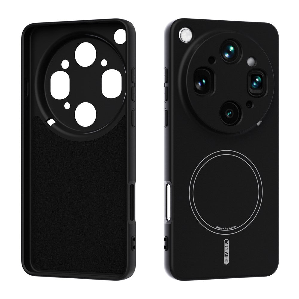 ABEEL Magnetisk Cover til Oppo Find X9 Ultra 5G Hudvenlig Flydende Silikone Telefon Bagcover