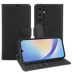 Wallet Stand Case For Samsung Galaxy A34 5G Card Slots Skin-feel TPU + PU Leather Flip Cover