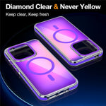 For Xiaomi 15T Magnetic Case Cute Fluorescent Design TPU Acrylic Phone Back Cover