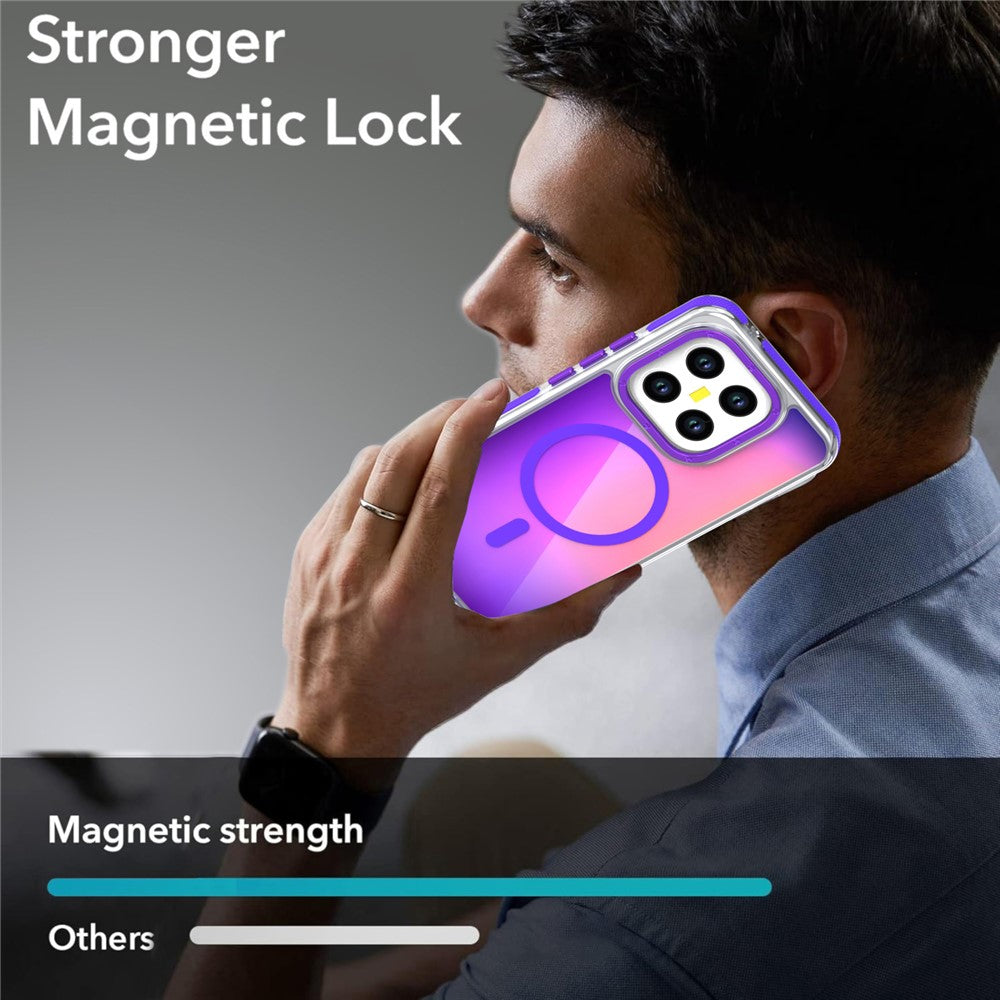 For Xiaomi 15T Magnetic Case Cute Fluorescent Design TPU Acrylic Phone Back Cover