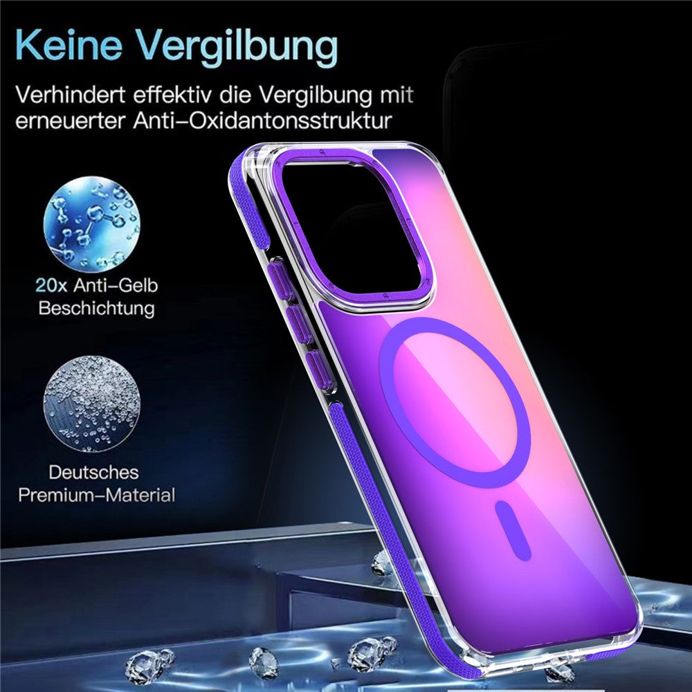 For Xiaomi 15T Magnetic Case Cute Fluorescent Design TPU Acrylic Phone Back Cover