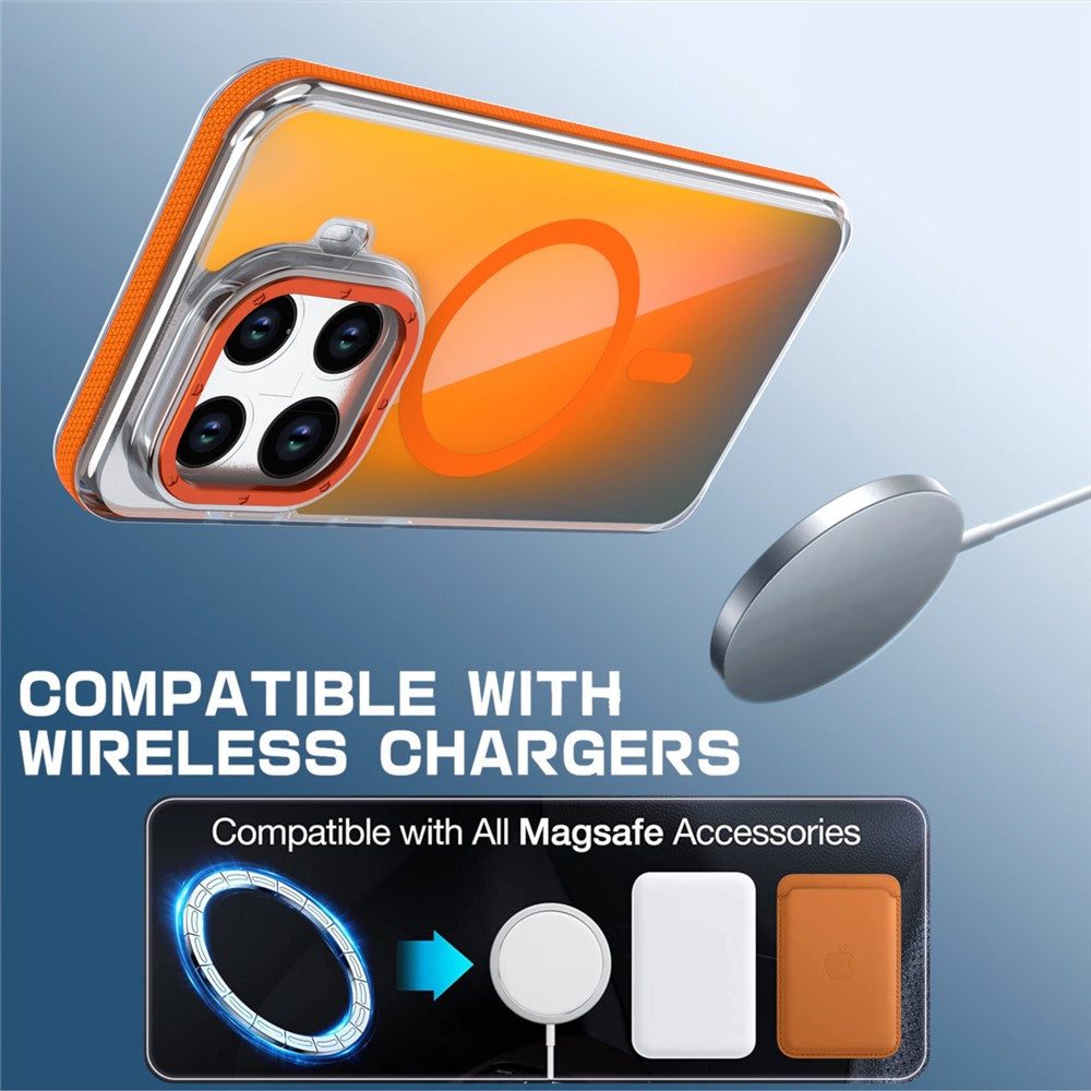 Magnetiskt skal för Xiaomi 15T Pro, sött fluorescerande design, TPU-akryl-mobilbaksida