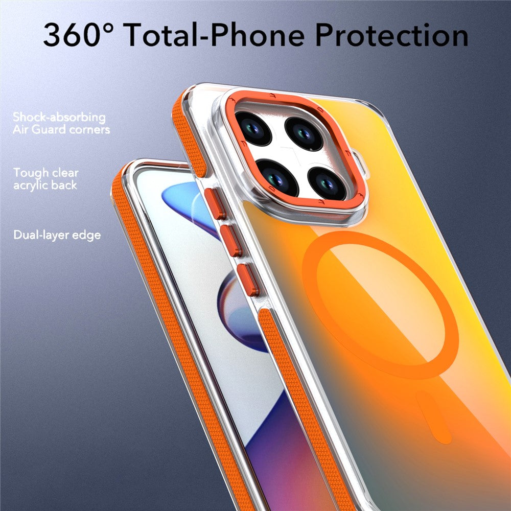 Magnetiskt skal för Xiaomi 15T Pro, sött fluorescerande design, TPU-akryl-mobilbaksida