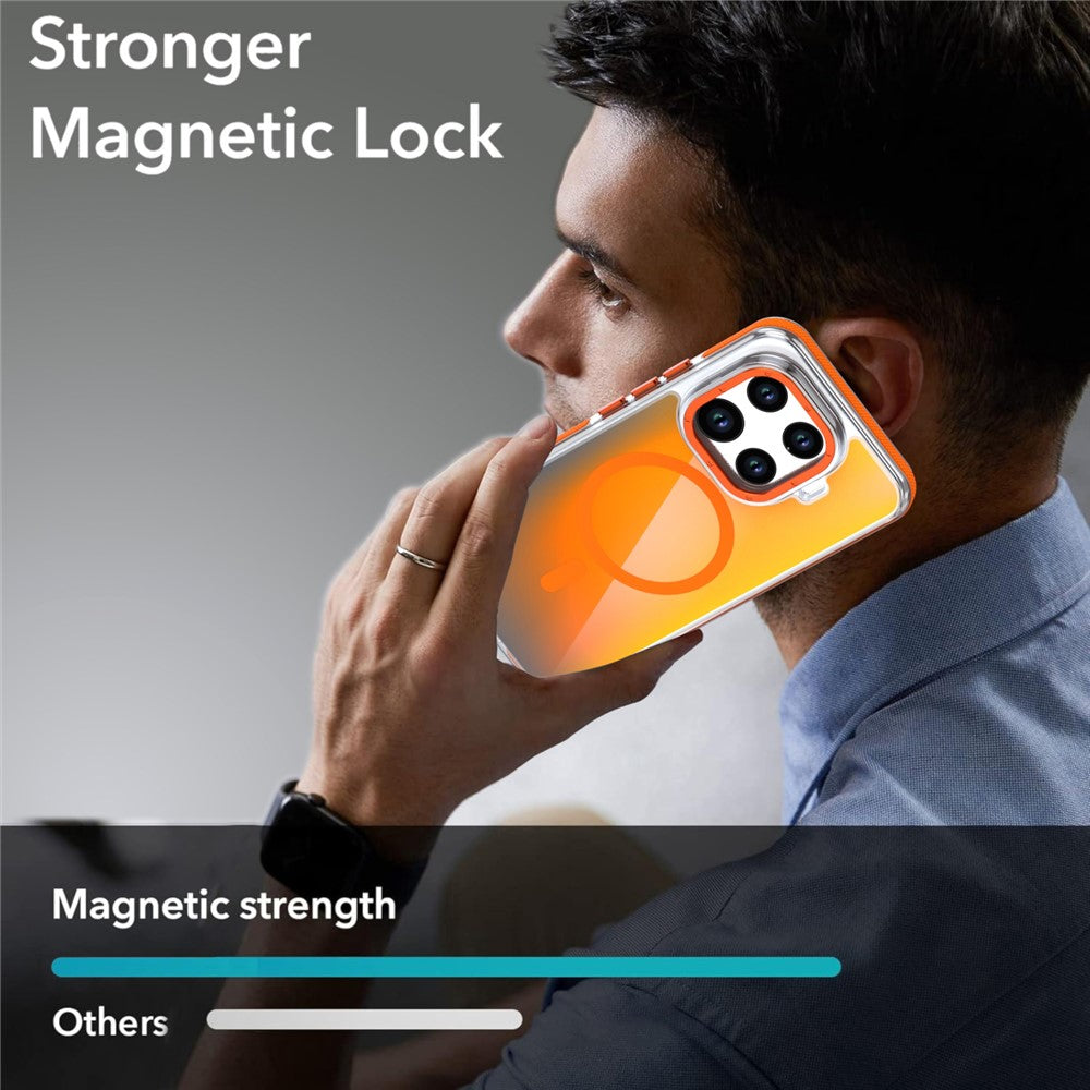 Magnetiskt skal för Xiaomi 15T Pro, sött fluorescerande design, TPU-akryl-mobilbaksida