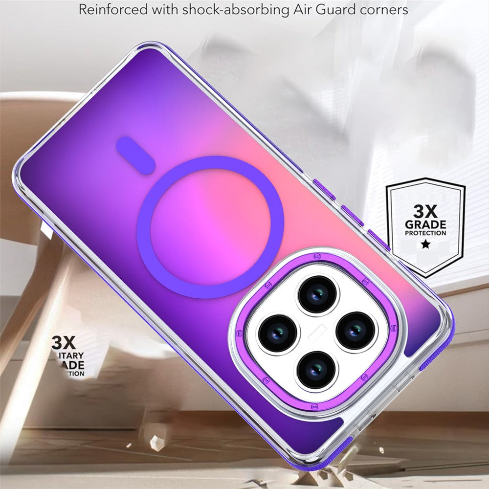 For Xiaomi Redmi Note 15 Pro 4G (Global) Magnetic Case Cute Fluorescent Design TPU Acrylic Phone Back Cover