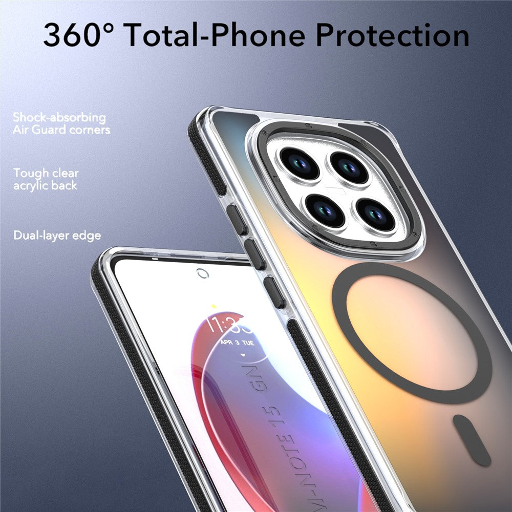 For Xiaomi Redmi Note 15 Pro 5G (Global) Magnetic Case Cute Fluorescent Design TPU Acrylic Phone Back Cover