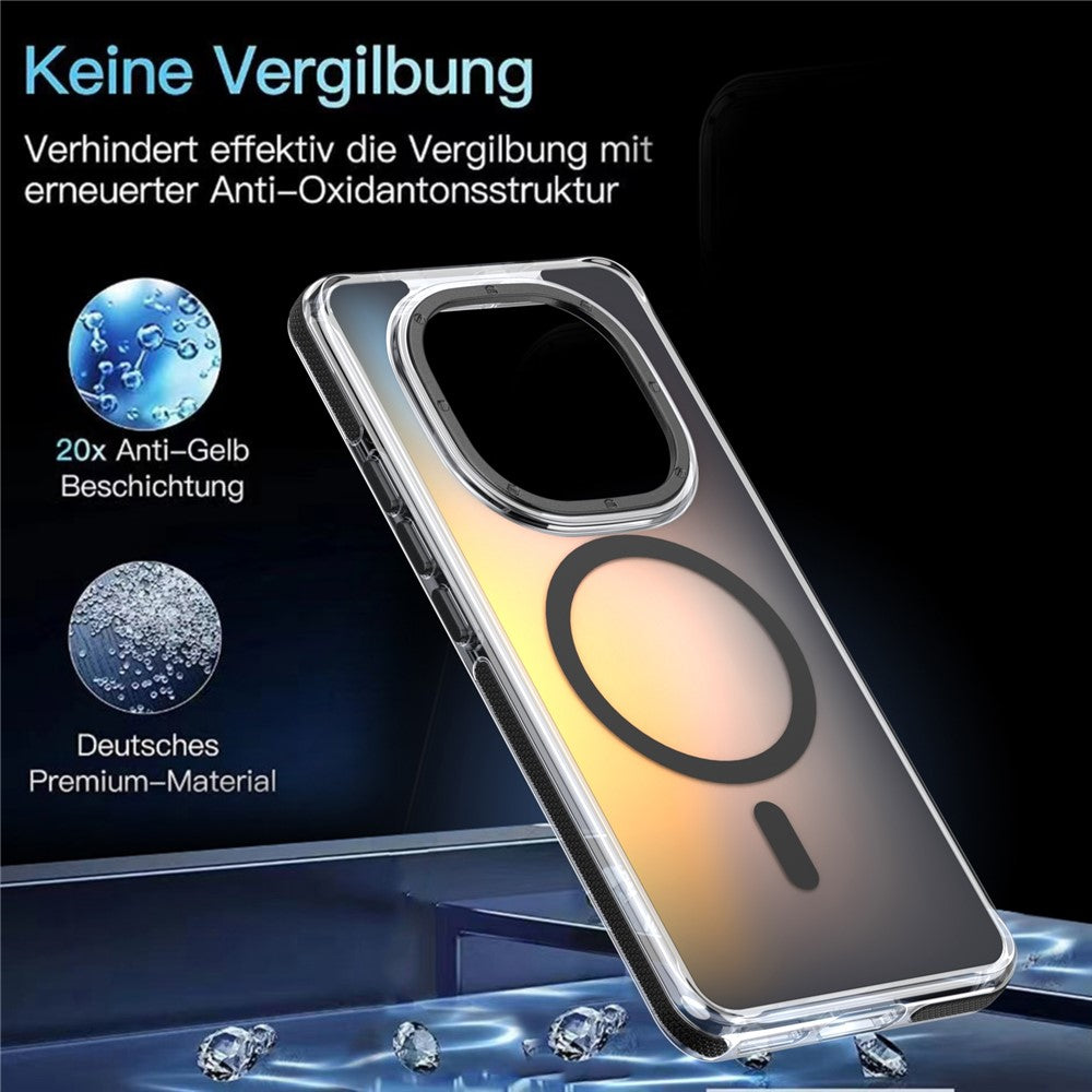 For Xiaomi Redmi Note 15 Pro 5G (Global) Magnetic Case Cute Fluorescent Design TPU Acrylic Phone Back Cover