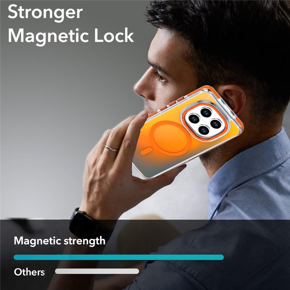 Xiaomi Redmi Note 15 Pro+ 5G (Global) magnetisk mobilcover med sødt fluorescerende design, TPU-akryl-bagside
