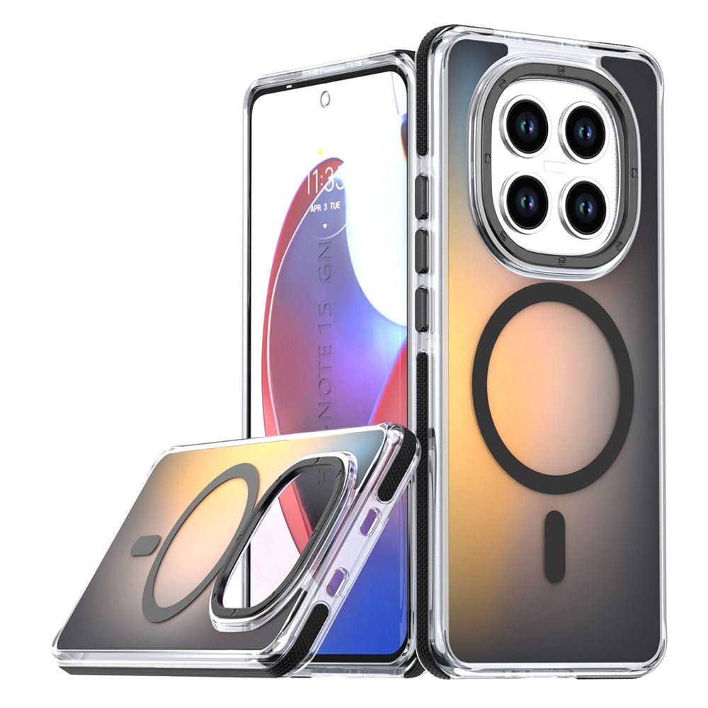 For Xiaomi Redmi Note 15 Pro+ 5G (Global) Magnetic Case Cute Fluorescent Design TPU Acrylic Phone Back Cover