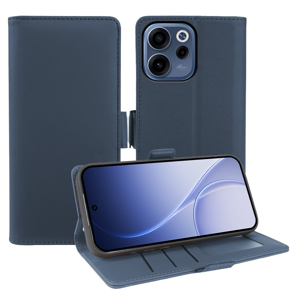 For Oppo Reno15 F 5G Leather Case Wallet Stand TPU + PU Skin-touch Cover