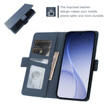 For Oppo Reno15 F 5G Leather Case Wallet Stand TPU + PU Skin-touch Cover