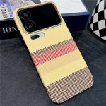 For Xiaomi 17 Pro Max Magnetic Case Striped Textile Pattern Skin-touch PC Cover