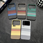 For Xiaomi 17 Pro Max Magnetic Case Striped Textile Pattern Skin-touch PC Cover