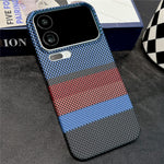 For Xiaomi 17 Pro Max Magnetic Case Striped Textile Pattern Skin-touch PC Cover