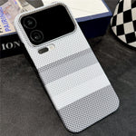 For Xiaomi 17 Pro Magnetic Case Striped Textile Pattern Skin-touch PC Cover