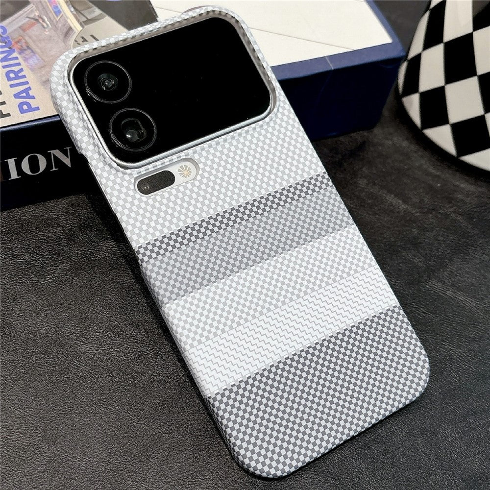 For Xiaomi 17 Pro Magnetic Case Striped Textile Pattern Skin-touch PC Cover