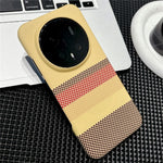 For Honor Magic8 Pro 5G Magnetic Case Striped Textile Pattern Skin-touch PC Cover