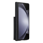 For Samsung Galaxy Z Fold4 5G Wallet Case Ring Holder PC PU Flip Phone Cover with HD Screen Protector