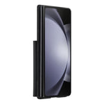 For Samsung Galaxy Z Fold5 5G Wallet Case Ring Holder PC PU Flip Phone Cover with HD Screen Protector