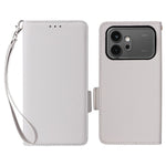 For Honor 600 5G / 600 Pro 5G Case Litchi Texture Wallet Leather Phone Cover with Wrist Strap