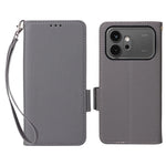 For Honor 600 5G / 600 Pro 5G Case Litchi Texture Wallet Leather Phone Cover with Wrist Strap