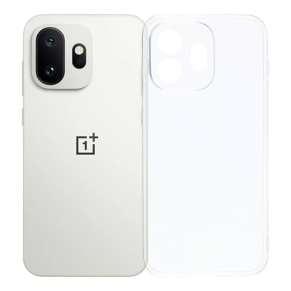 For OnePlus 15T 5G Back Cover Ultra Thin Flexible TPU Clear Phone Case