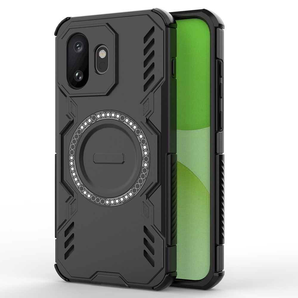 OnePlus 15T 5G Magnetiskt Skal Butterfly Armor Hollow Värmeavledande PC + TPU mobilskal