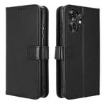 For Honor Play 60A 5G / Honor X6d 5G Leather Wallet Case with Strap Diamond Texture Phone Cover
