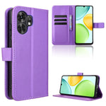 For Honor Play 60A 5G / Honor X6d 5G Leather Wallet Case with Strap Diamond Texture Phone Cover