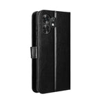 Til Honor Play 60A 5G / Honor X6d 5G PU-læderetui med rem og Crazy Horse-tekstur, telefonpungcover