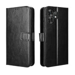Til Honor Play 60A 5G / Honor X6d 5G PU-læderetui med rem og Crazy Horse-tekstur, telefonpungcover