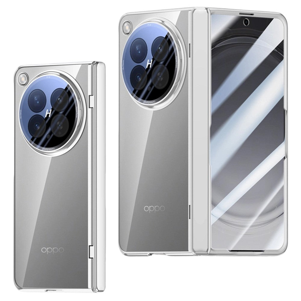 For Oppo Find N6 5G Case PC + Acrylic Phone Cover with Screen Protector Hinge Protection