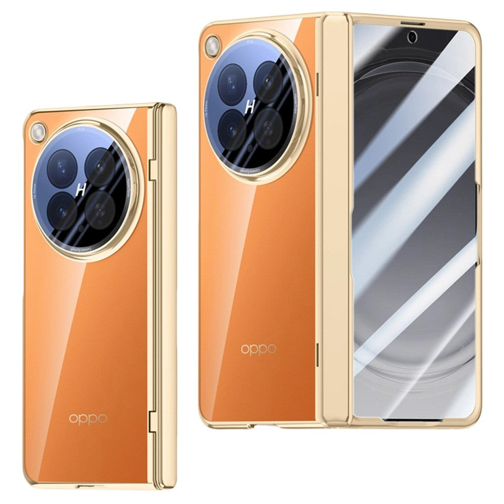 For Oppo Find N6 5G Case PC + Acrylic Phone Cover with Screen Protector Hinge Protection