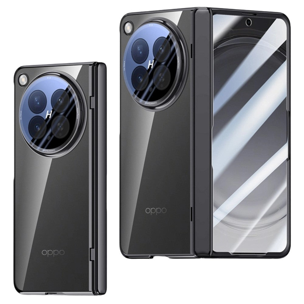 For Oppo Find N6 5G Case PC + Acrylic Phone Cover with Screen Protector Hinge Protection