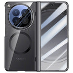 For Oppo Find N6 5G Magnetic Case Hard PC + Acrylic Phone Cover with HD Screen Protector